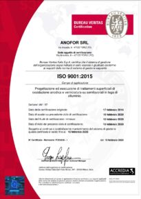 ANOFOR SRL ISO 9001